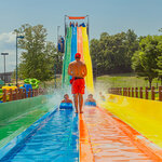 Families spend time racing on fun slide at Massanutten Water Park