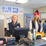Two employees at the Learning Center at Massanutten Resort
