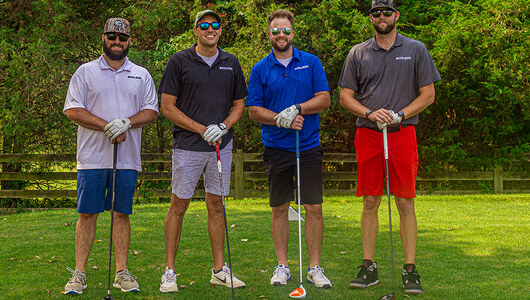 A group of golfers at Massanutten Resort