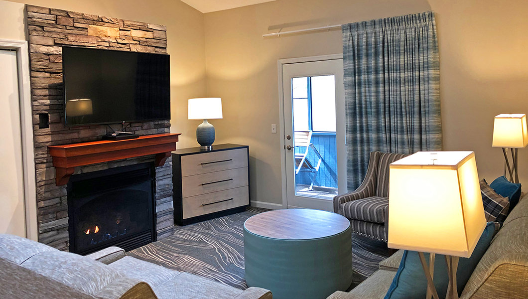Summit condo living room