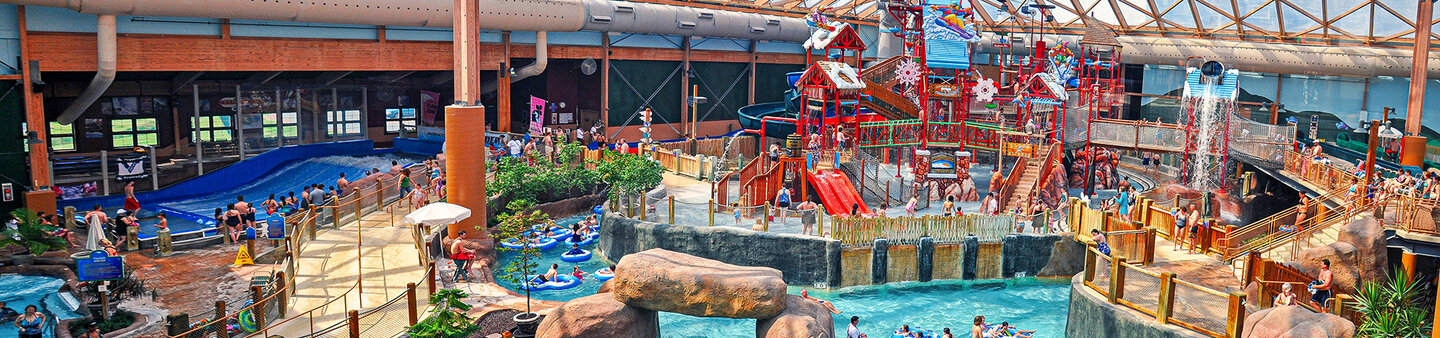 Thrilling Water Playhouse at Massanutten Indoor WaterPark