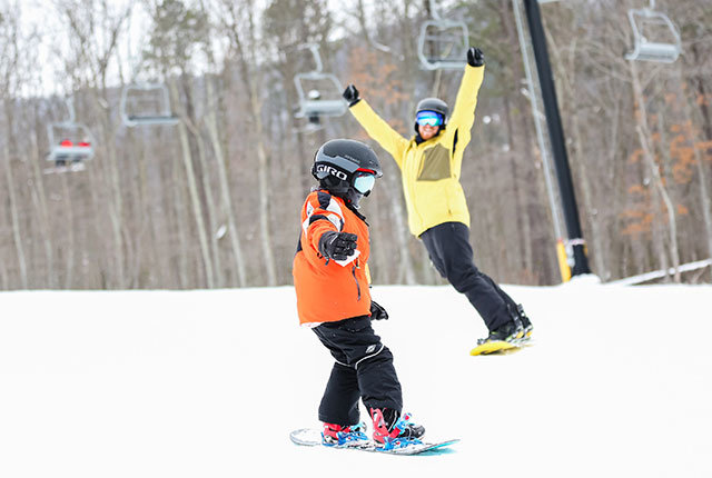 Snow sports at Massanutten Resort
